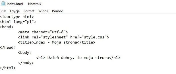 Jak stworzyć stronę internetową HTML - krok po kroku bez błędów